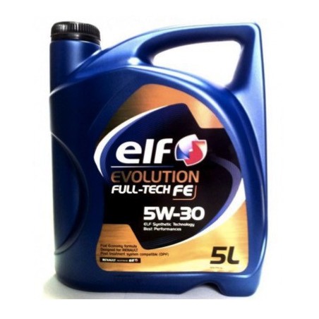 ELF 5w30 5L Aceite Lubricante Evolution Full-Tech Fe 